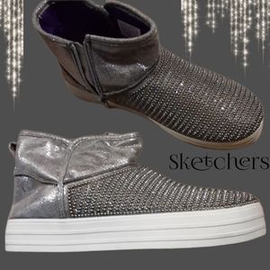 🆕️Sketchers Rhinestone Slip-On Booties